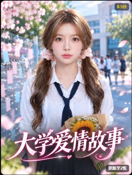 《大学爱情故事》短剧海报